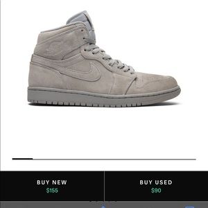 Air Jordans Gray Suede